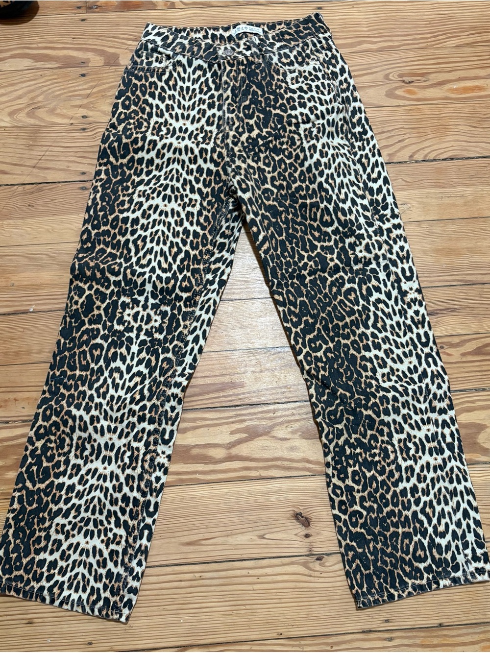 Leopard Print Jeans